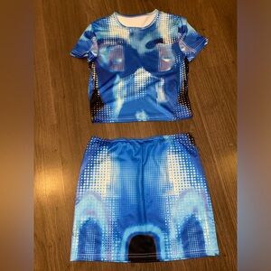 SHEIN skirt & top set